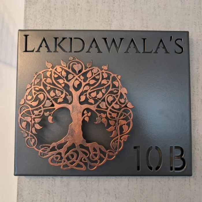Tree of life name plate-Small